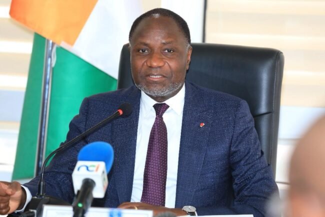 Le ministre des Mines, du Pétrole et de l’Energie, Mamadou Sangafowa-Coulibaly