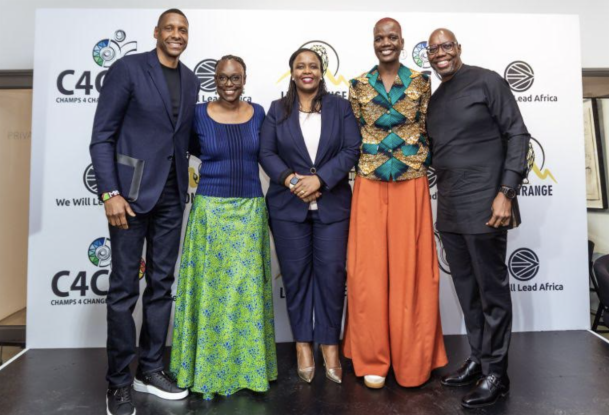 Des leaders africains du sport à l’honneur lors du lancement de Champs for Change et du livre We Will Lead Africa à Johannesburg Des leaders africains du sport à l’honneur lors du lancement de Champs for Change et du livre We Will Lead Africa à Johannesburg